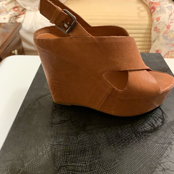 Leather Dolce Vita Wedges - Picture 2 of 5